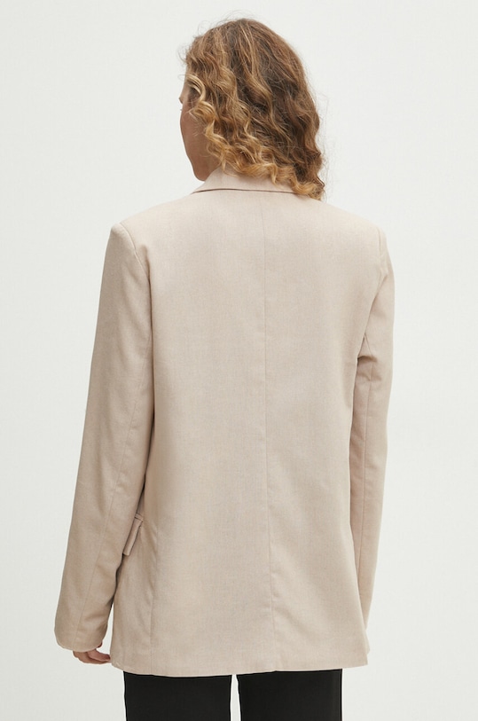 Odzież Answear.LAB marynarka z lnem MR20858.hms beżowy