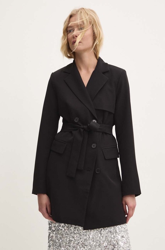 Answear Lab sacou cu captuseala negru v.2303.fh