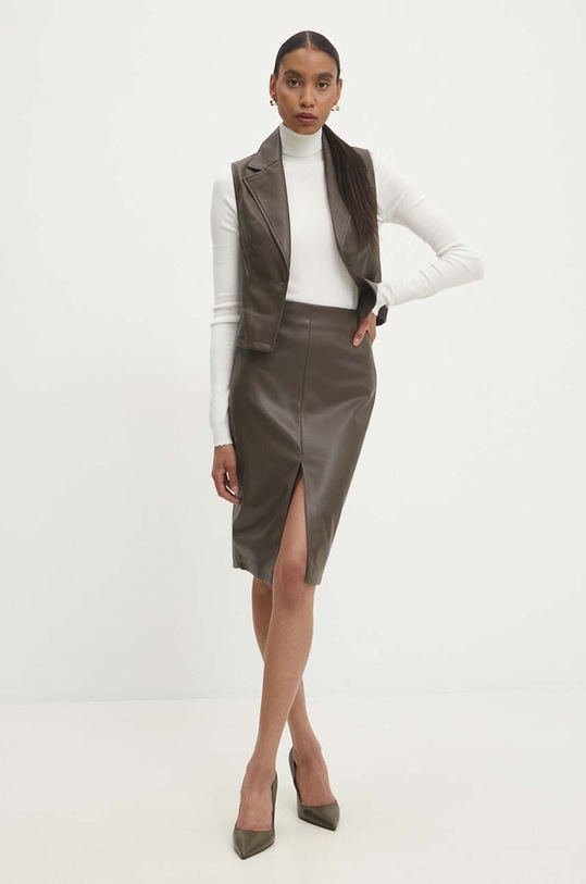 Безрукавка Answear.LAB 9221.ijs коричневый WZ24