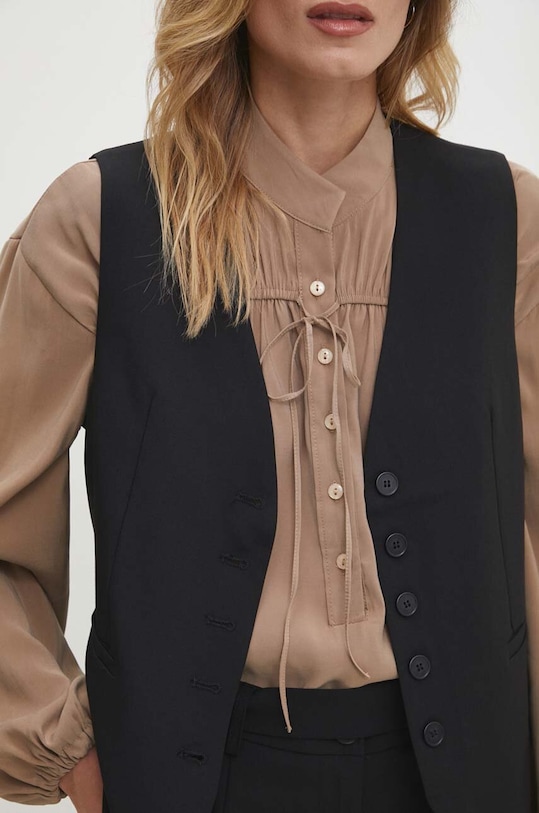 Answear Lab kamizelka 9502.ijs czarny