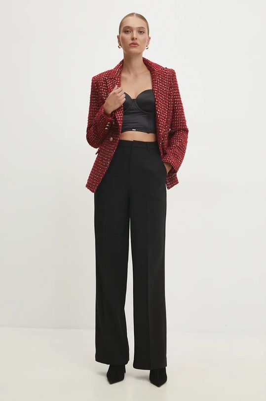 Blazer s příměsí vlny Answear.LAB v.2121l.fos červená WZ24