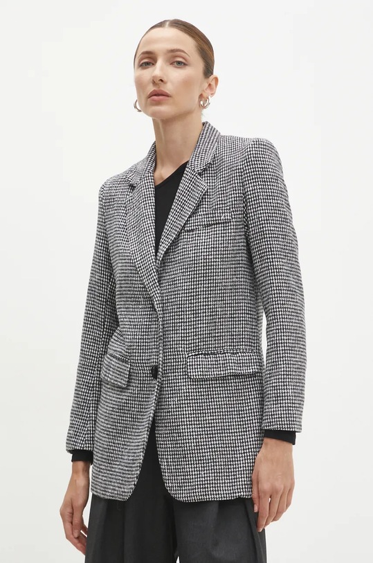 Answear Lab sacou negru ZY896.HLK