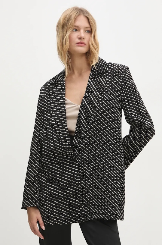 Пиджак Answear.LAB с подкладкой чёрный 6023.TLK