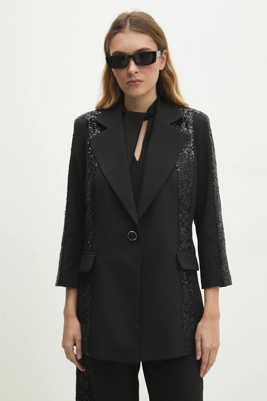 Answear Lab sacou 9702.tos negru WZ24