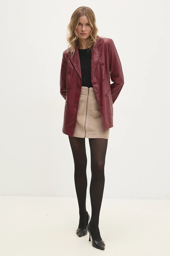 Answear Lab sacou ax.868.IKK burgundia WZ24