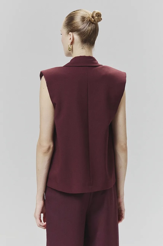 Ρούχα Γιλέκο Answear.LAB W24W.LF.120514.tjs μπορντό
