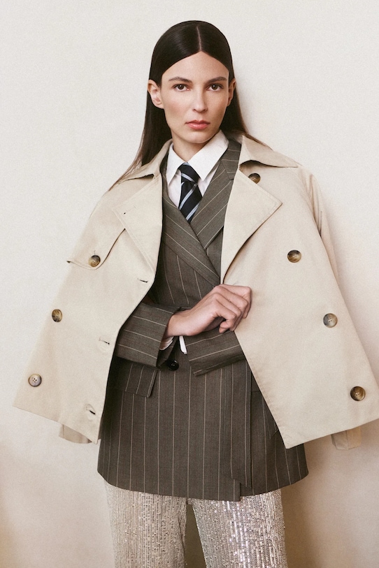 Σακάκι Answear.LAB ύφασμα μπεζ b9335.ios