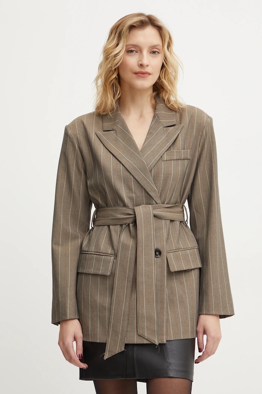 Ρούχα Σακάκι Answear.LAB b9335.ios μπεζ