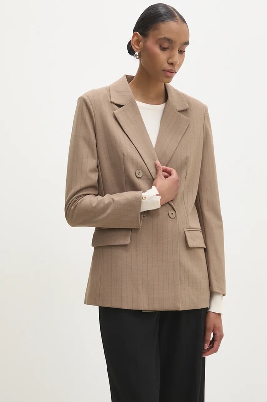 Answear Lab marynarka b9614.ios beżowy WZ24