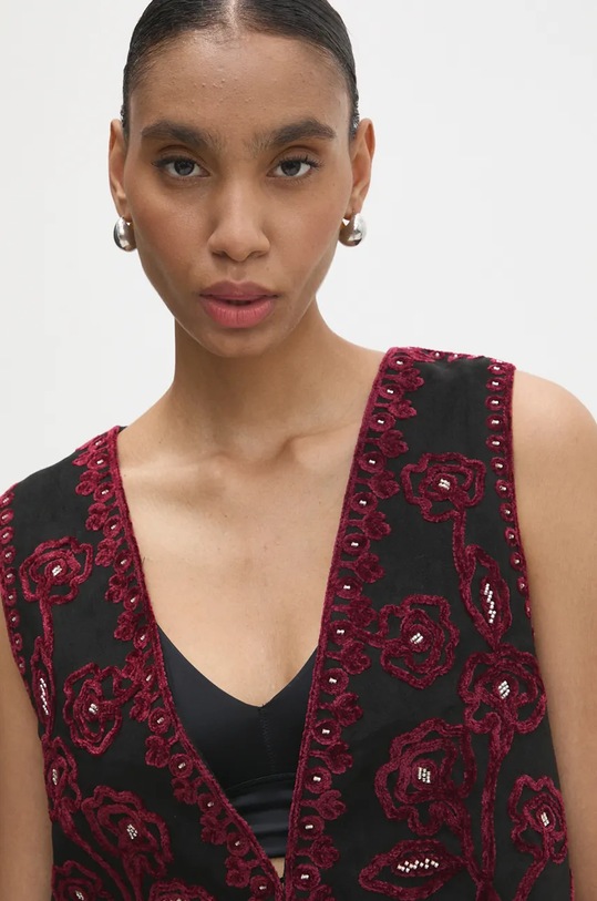 Answear Lab kamizelka czarny bh5065.ios