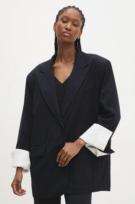 Sako Answear.LAB látka tmavomodrá ATF.V2427.hms