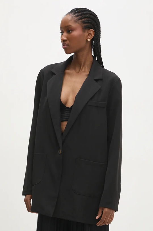 Sako Answear.LAB látka čierna 31087.hms