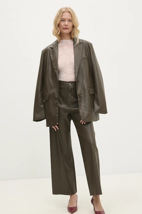 Answear Lab sacou 9209.ILK verde WZ24