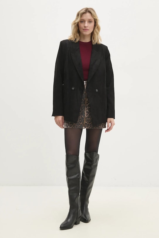 Answear.LAB marynarka pk2818.ILK czarny WZ24