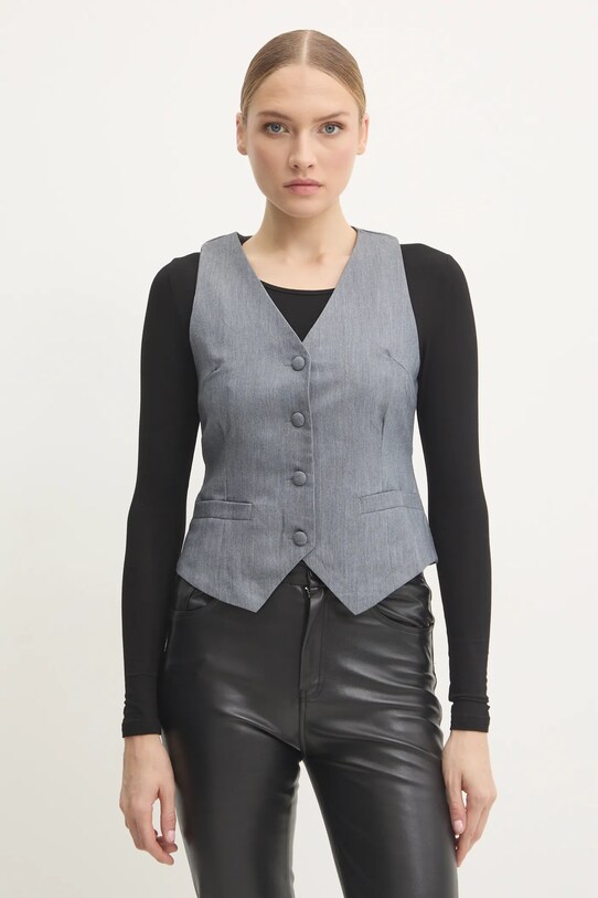 Безрукавка Answear.LAB з підкладкою сірий RM464.FKK