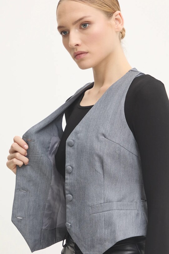 Безрукавка Answear Lab RM464.FKK сірий
