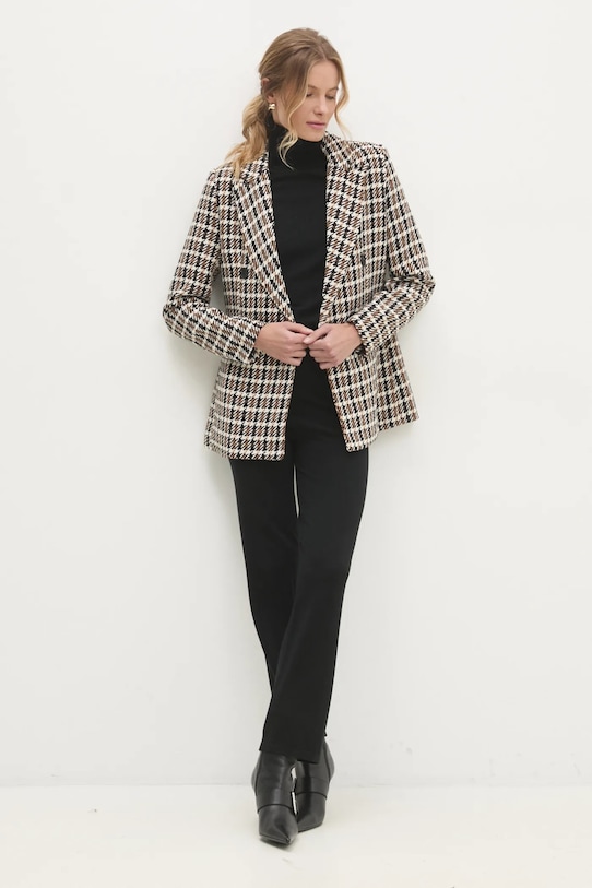 Μπουφάν με μαλλί Answear.LAB 8305615.hms καφέ WZ24