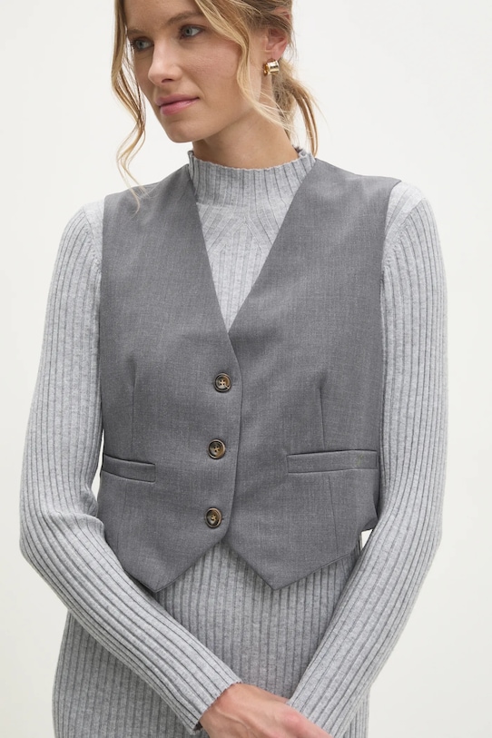 Безрукавка Answear.LAB з підкладкою сірий H6135.HLK