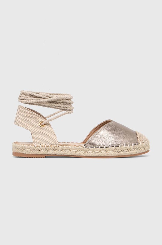 Answear Lab espadryle tekstylny brązowy YT9905.HWK
