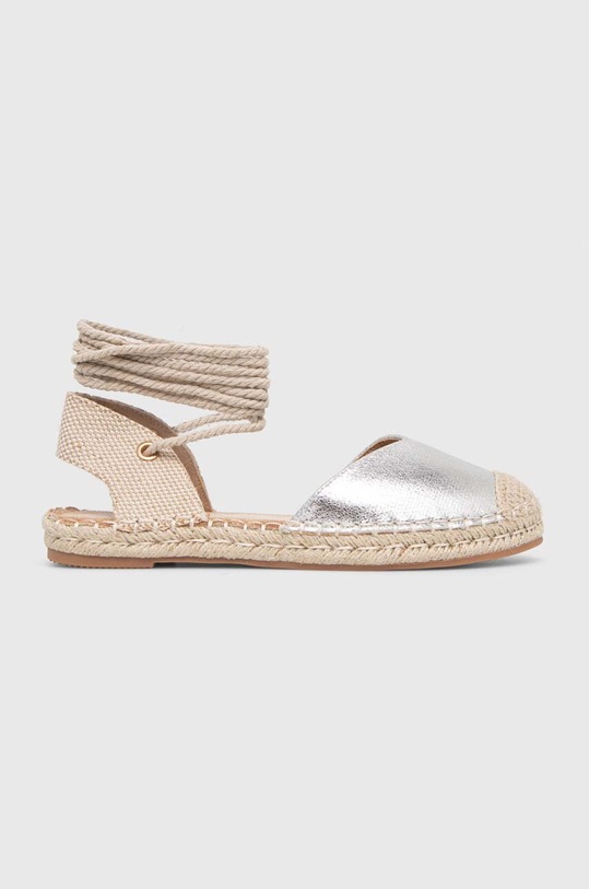 Answear Lab espadryle tekstylny srebrny YT9905.HWK