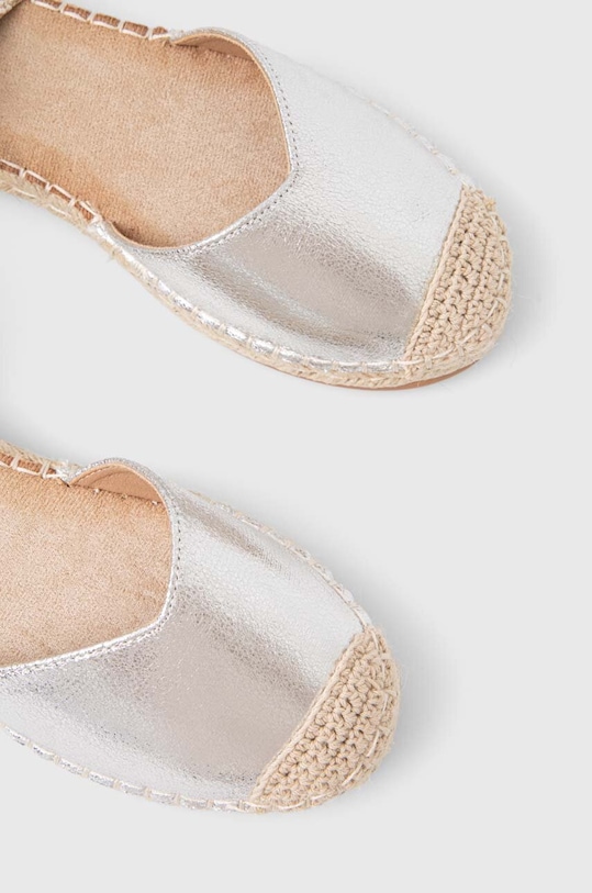 Espadrilky Answear.LAB stříbrná YT9905.HWK