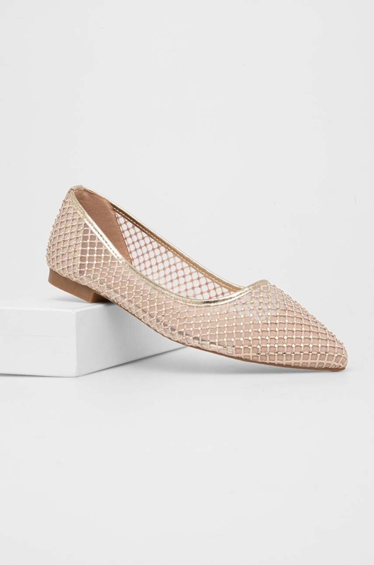 Answear Lab baleriny HA3109.1HWK złoty WZ24