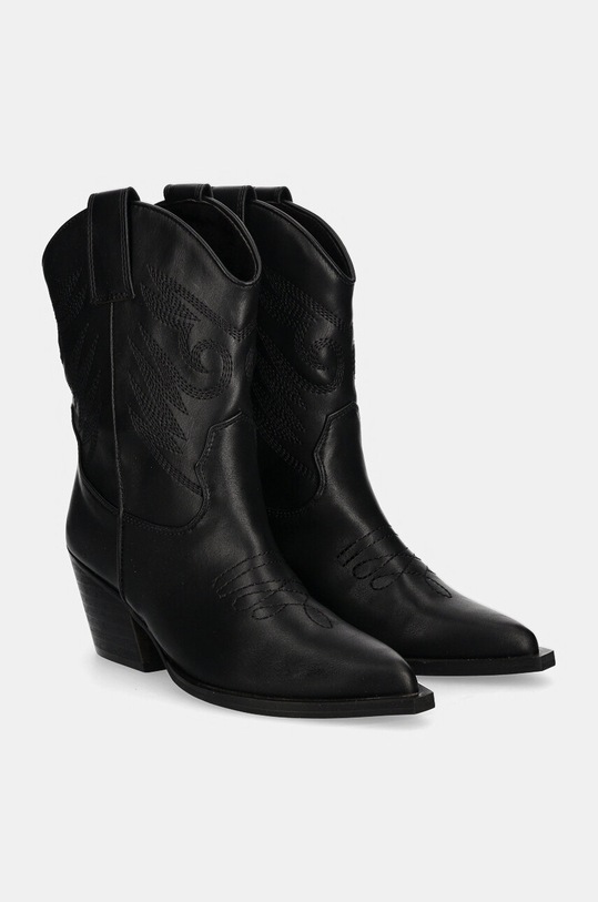 Westernové boty Answear.LAB sloupkový černá M4780.HWK