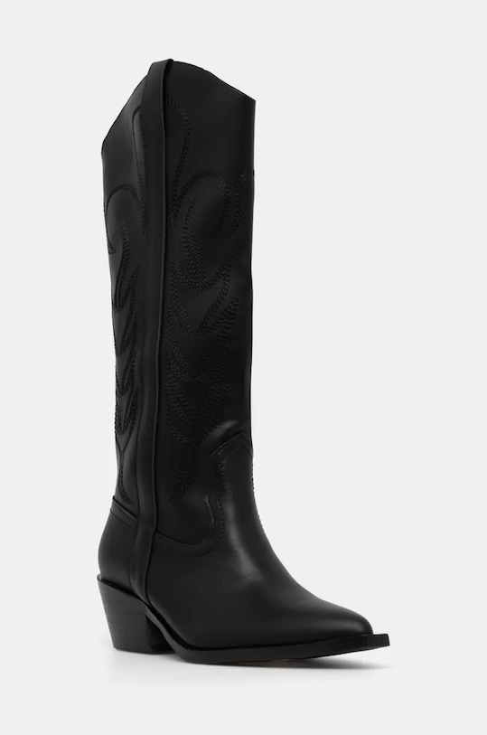 Kovbojské topánky Answear.LAB nezateplené čierna M4770.HWK