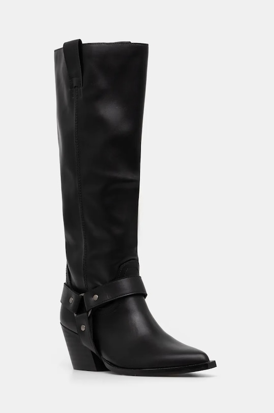 Vysoké čižmy Answear.LAB nezateplené čierna M4721.HWK