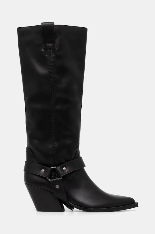 Vysoké čižmy Answear.LAB M4721.HWK čierna WZ24