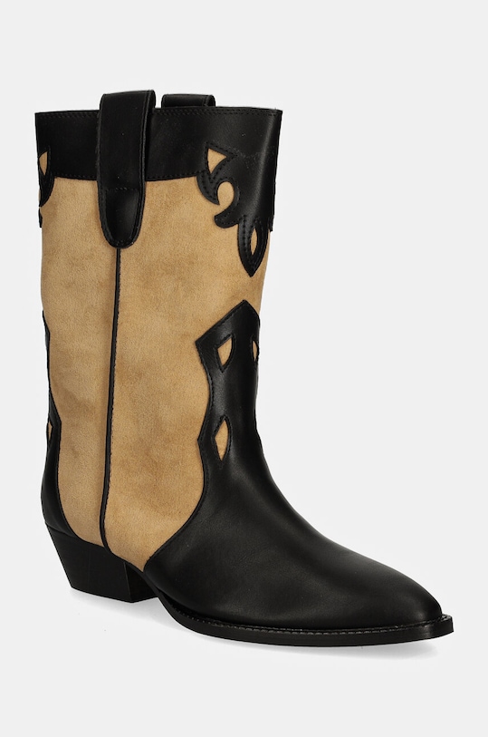 Answear Lab kowbojki imitacja skóry licowej brązowy M4750.HWK