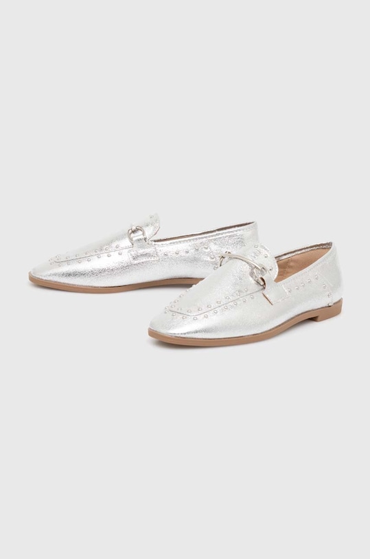 Mokasíny Answear.LAB 621..IKK stříbrná WZ24