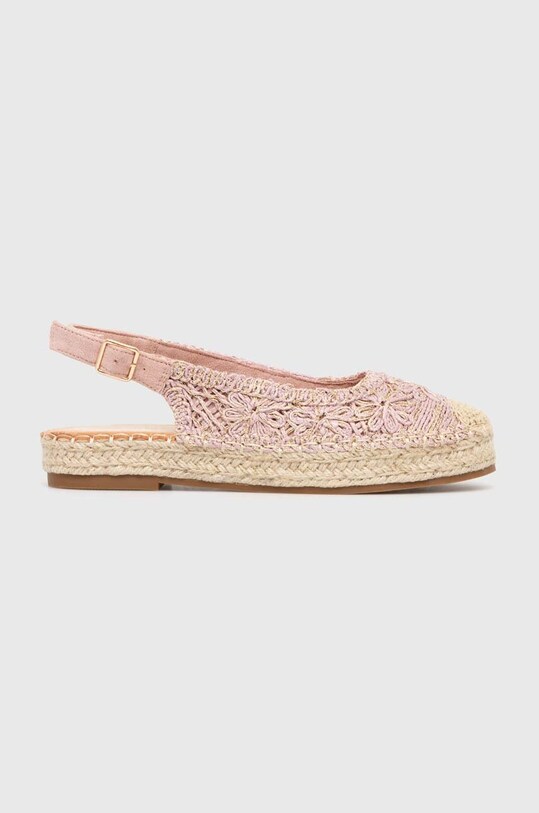 Espadrilky Answear Lab textilný ružová 6636.FKK