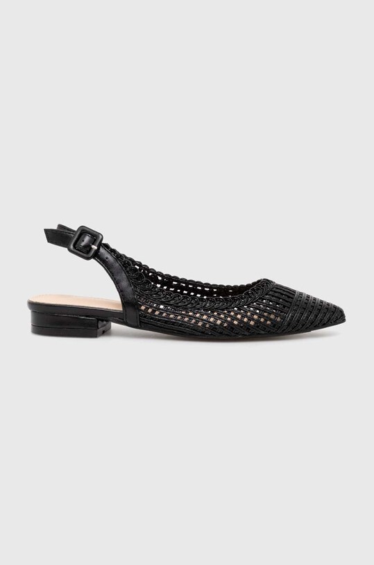 Answear Lab balerini imitatie de piele negru 9562.iw