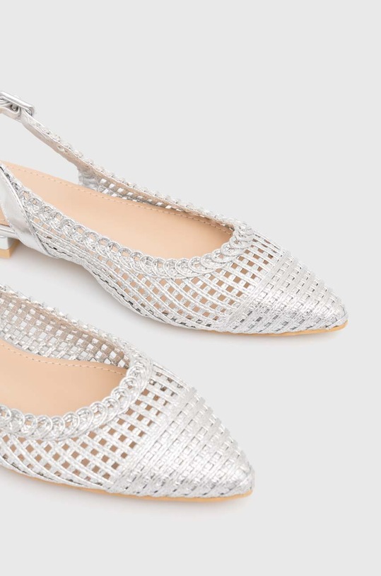 Baleríny Answear.LAB 9562.iw stříbrná WZ24