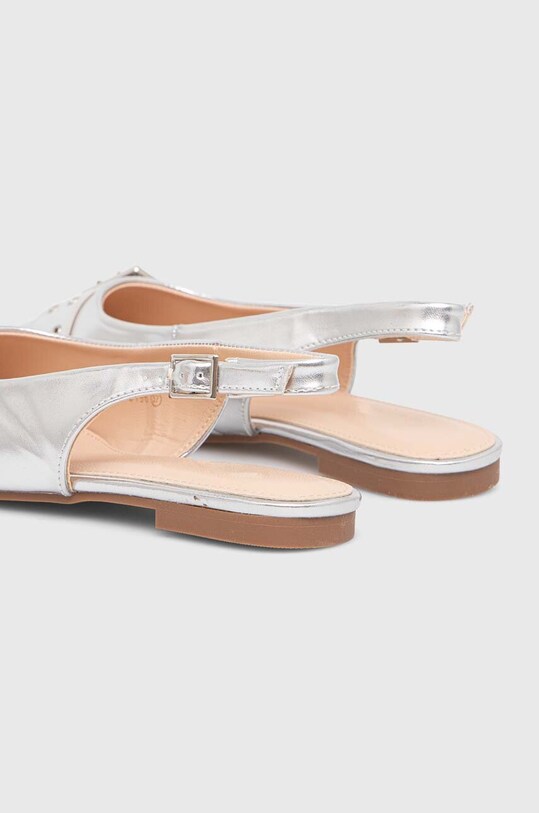 Încălțăminte Answear Lab balerini 8196.iw argintiu