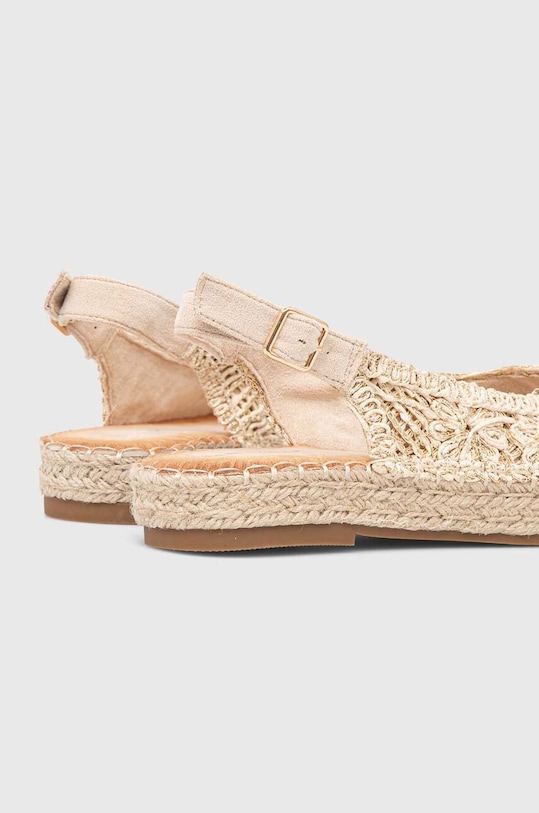 Answear Lab espadryle beżowy mulan.iw