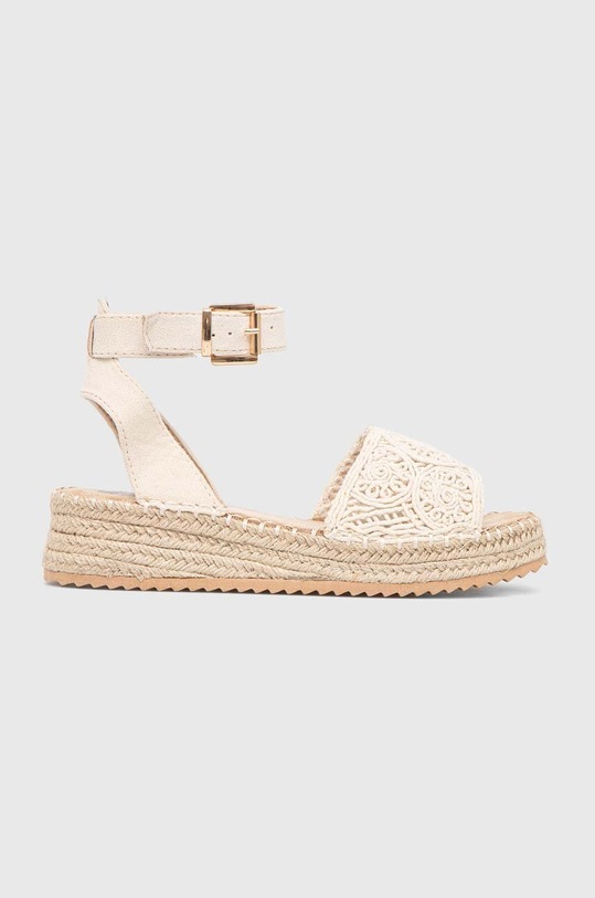 Answear Lab espadryle platforma beżowy 7192.iw
