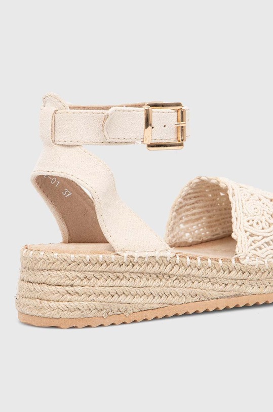Obuwie Answear Lab espadryle 7192.iw beżowy