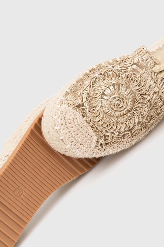 Answear Lab espadryle złoty 7432.HMS