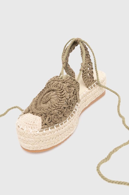 Answear Lab espadryle 7432.HMS zielony WZ24