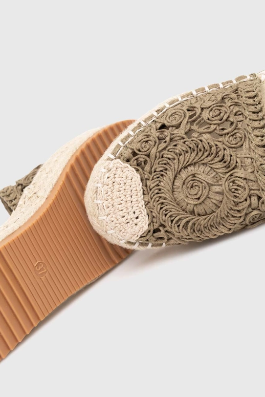 Answear Lab espadryle zielony 7432.HMS