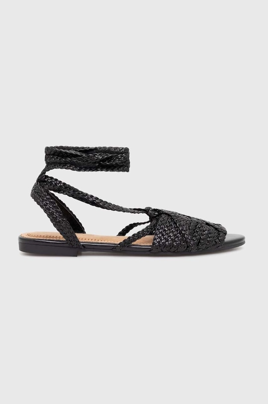 Answear Lab sandały syntetyczny czarny 7970.HMS