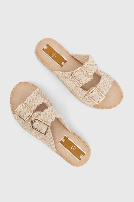 Answear Lab klapki LCQ26.HMS beżowy WZ24