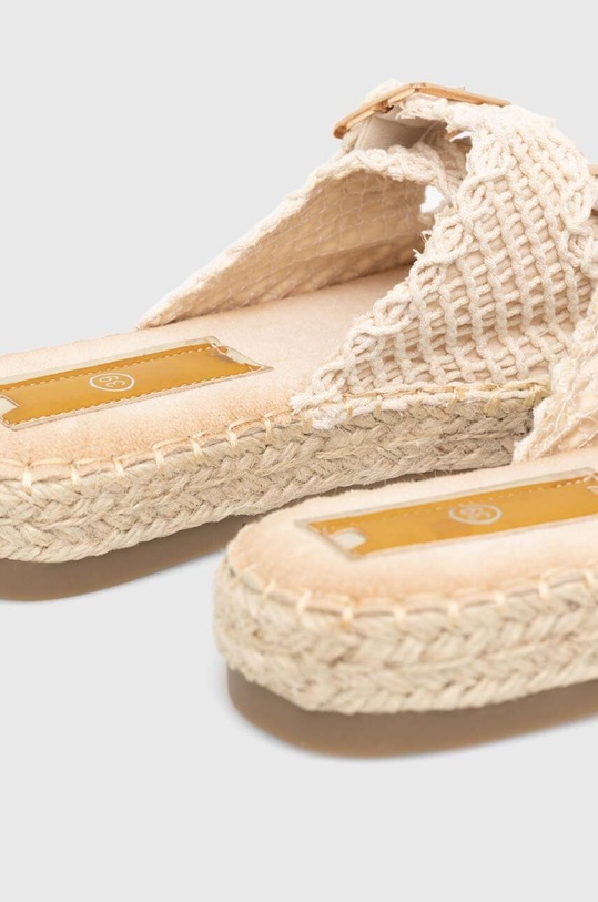 Obuwie Answear Lab klapki LCQ26.HMS beżowy