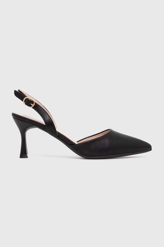 Answear Lab pantofi cu toc calcai expus negru J189.HMS