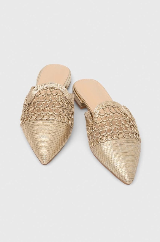 Obuwie Answear Lab klapki 95180.ijs złoty