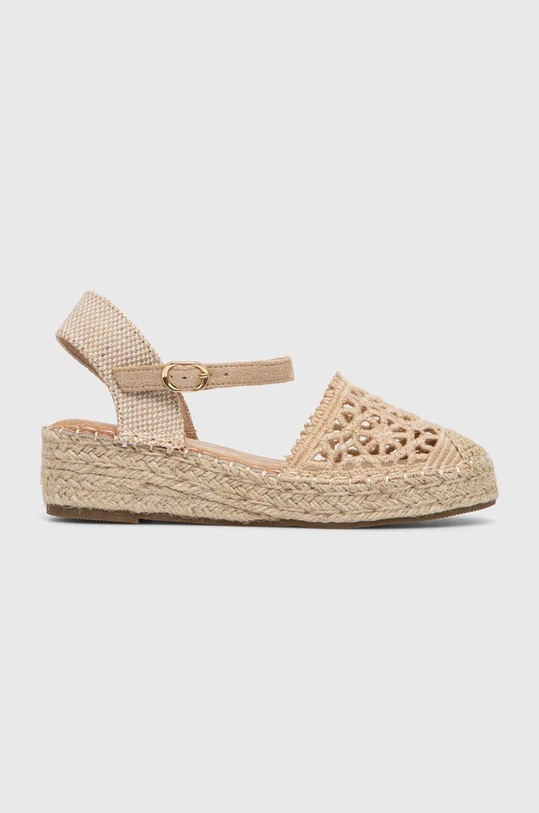 Answear Lab espadryle koturn beżowy N5621.HWK