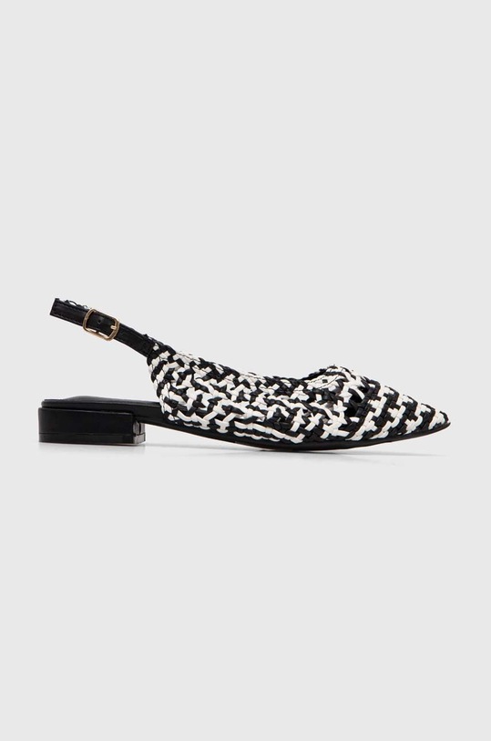 Answear Lab baleriny odkryta pięta czarny f.03h.IKK