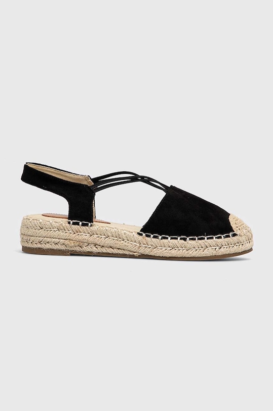 Answear Lab espadryle tekstylny czarny YT9901.hms